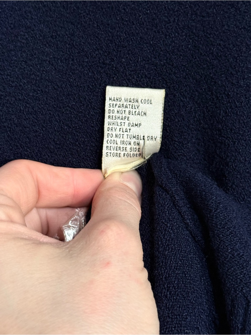 David Dart Navy Cardigan Sweater Oversized Button Front V Neck Soft Knit Small - Picture 13 of 14